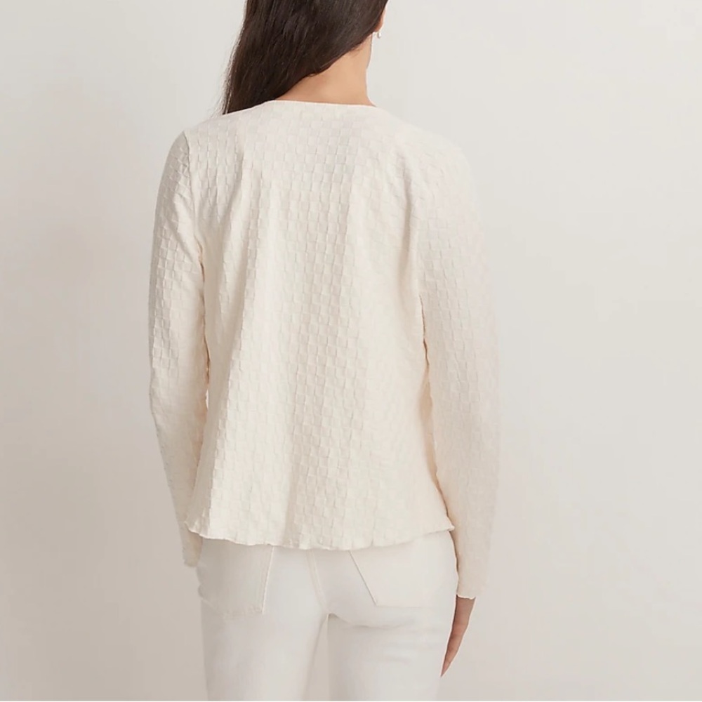 Checkered button down cardigan - Picture 2 of 8